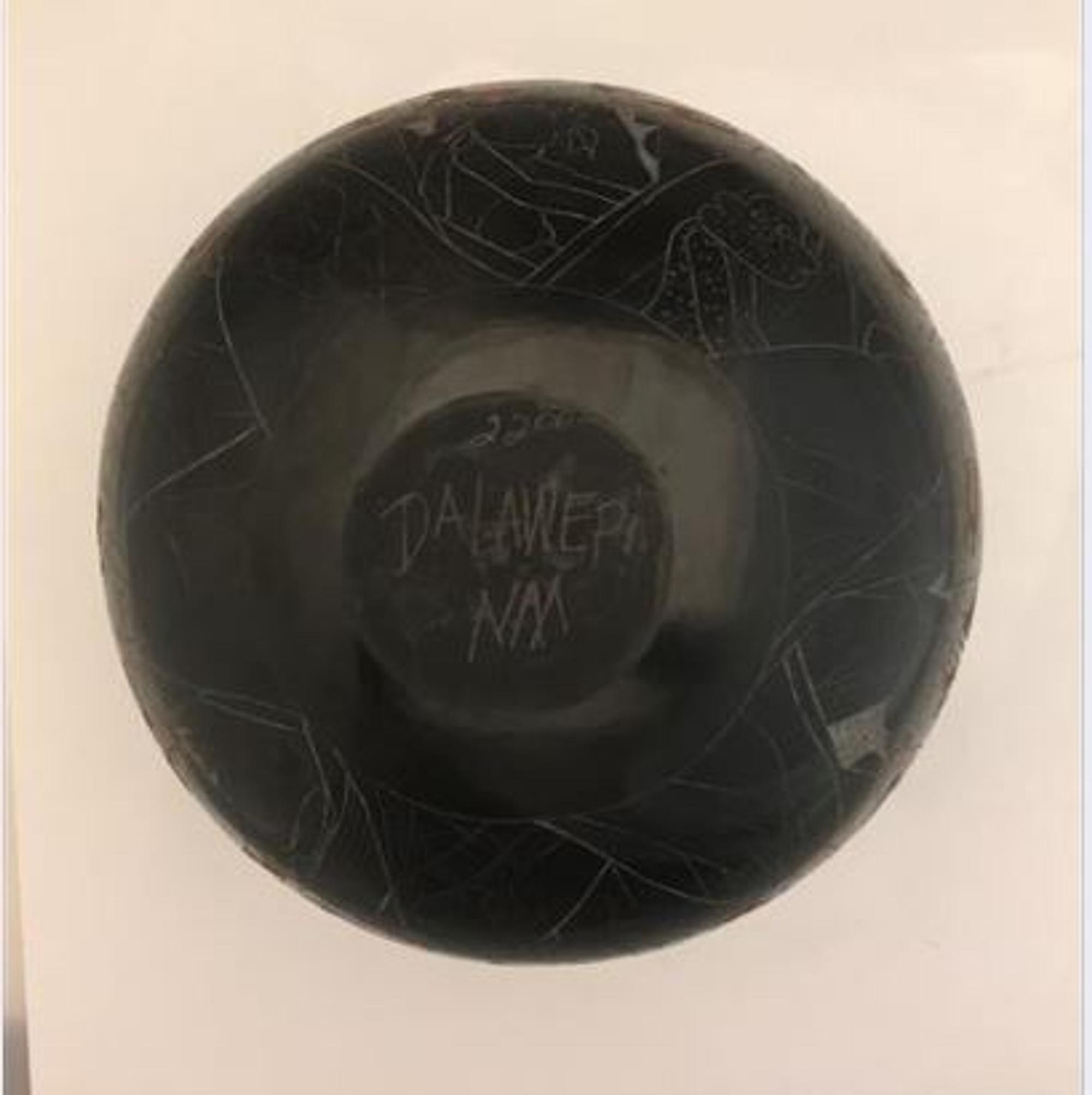 Pueblo Blackware Sgraffito Pottery