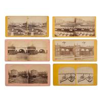 [Early Photography] Group of 110 Stereoviews of Washington, DC, and Boston, incl. Landmarks and Monuments