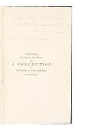 SHUCK, Jehu Lewis (1812-1864). Portfolio Chinensis: or A Collection of Authentic Chinese State Papers Illustrative of the History of the Present Position of Affairs in China . Macao, China: Printed for the translator by F.F. de Cruz, 1840.