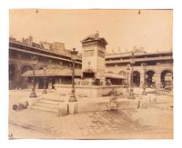 A group of three photographs ( Marché Saint-Germain , circa 1900s; 58 Quai des Orfèvres [balcon] , circa 1900s; Balcon, quai Béthune 24 , 1908)