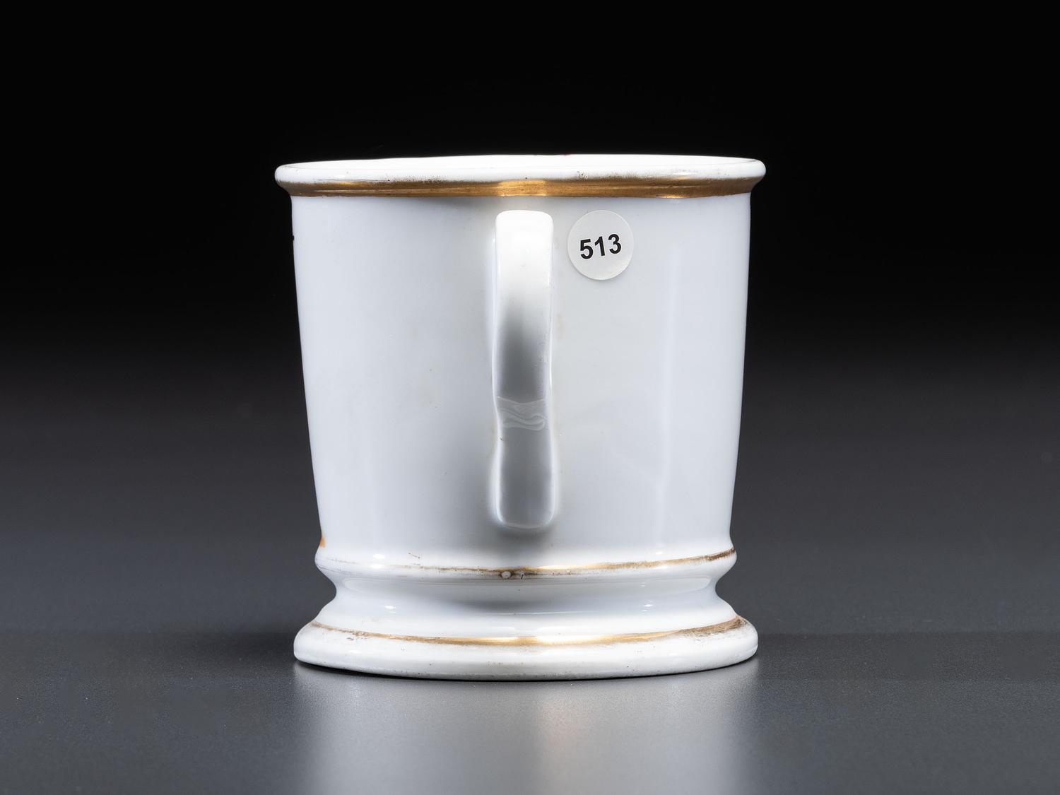 A Firefighter's Porcelain Occupational Shaving Mug