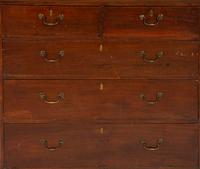 A George III Style Mahogany Linen Press