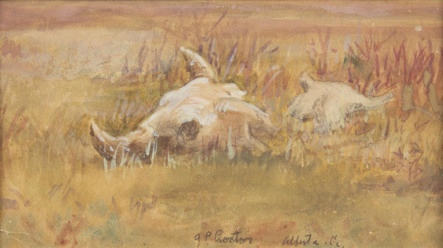 Alexander Phimister Proctor (American, 1862–1950) — Buffalo Skulls