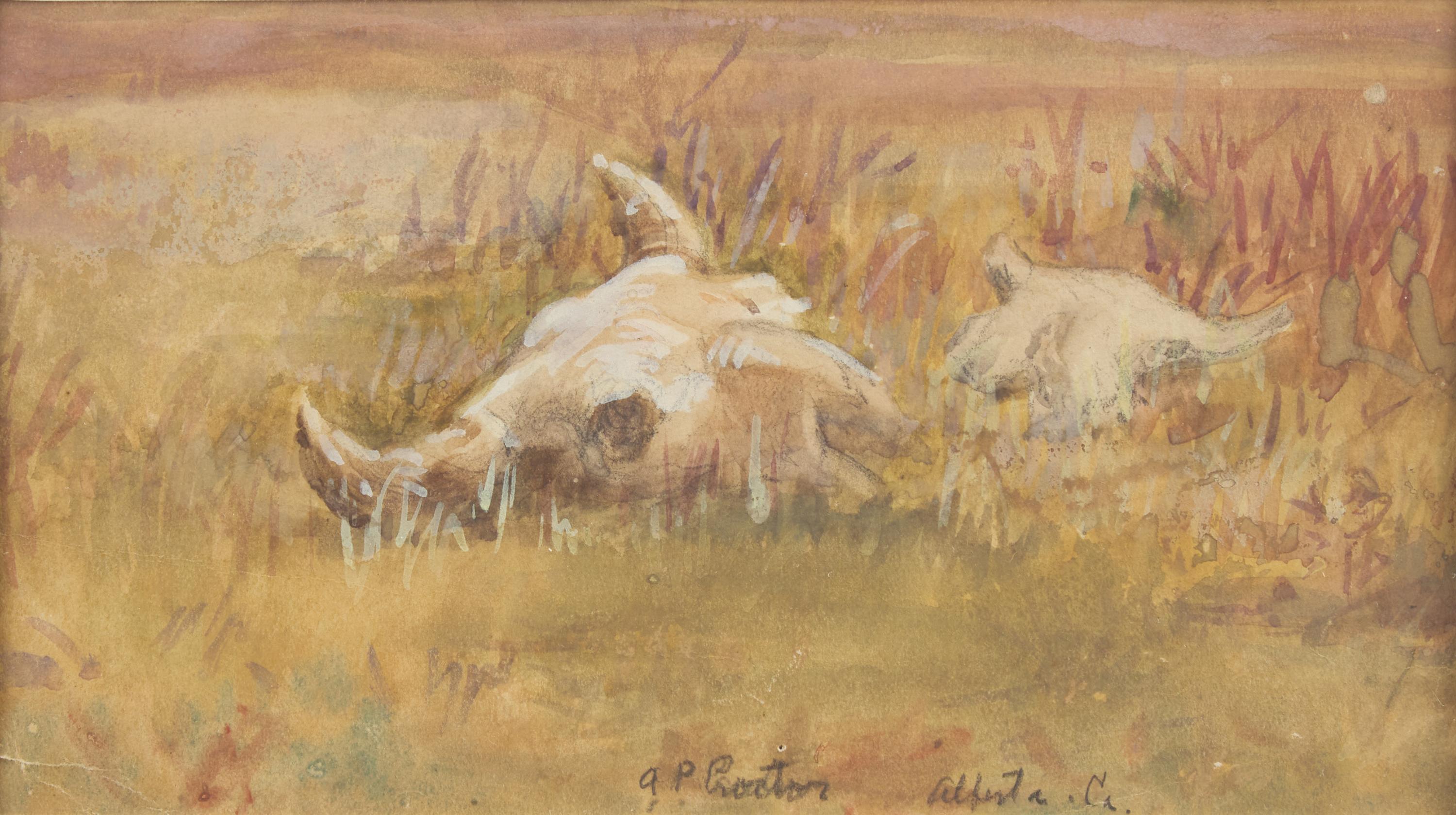 Alexander Phimister Proctor (American, 1862–1950) — Buffalo Skulls