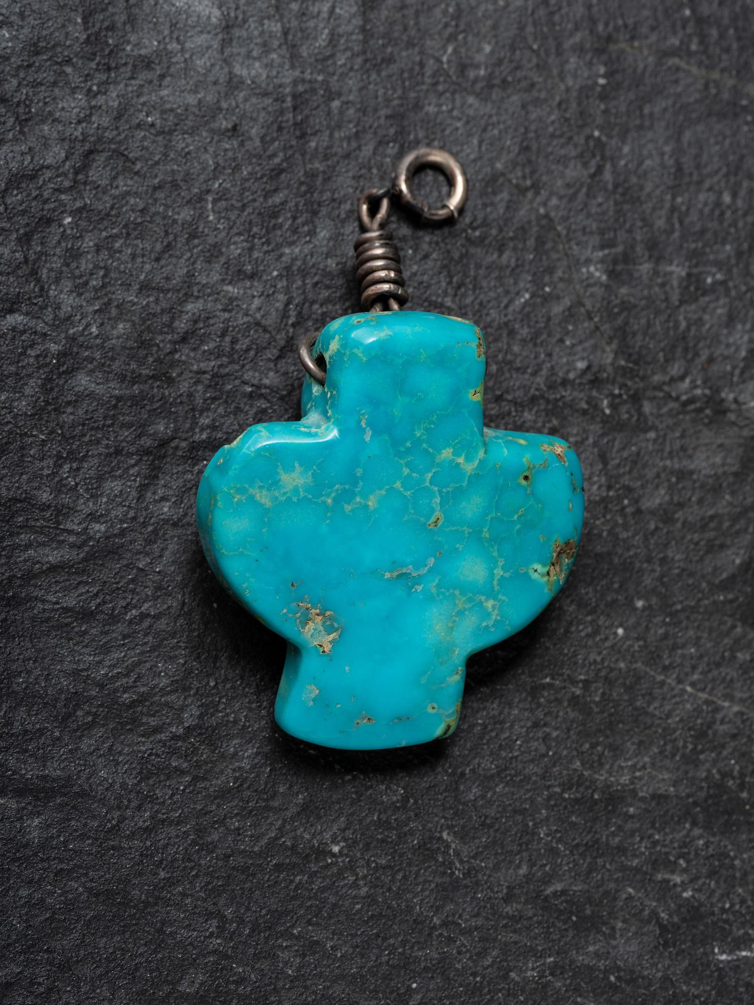 Southwestern Turquoise Nugget Necklace and Eagle Pendant