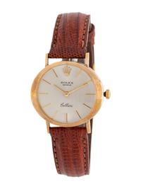 ROLEX, REF. 3653 14K YELLOW GOLD 'CELLINI' WRISTWATCH
