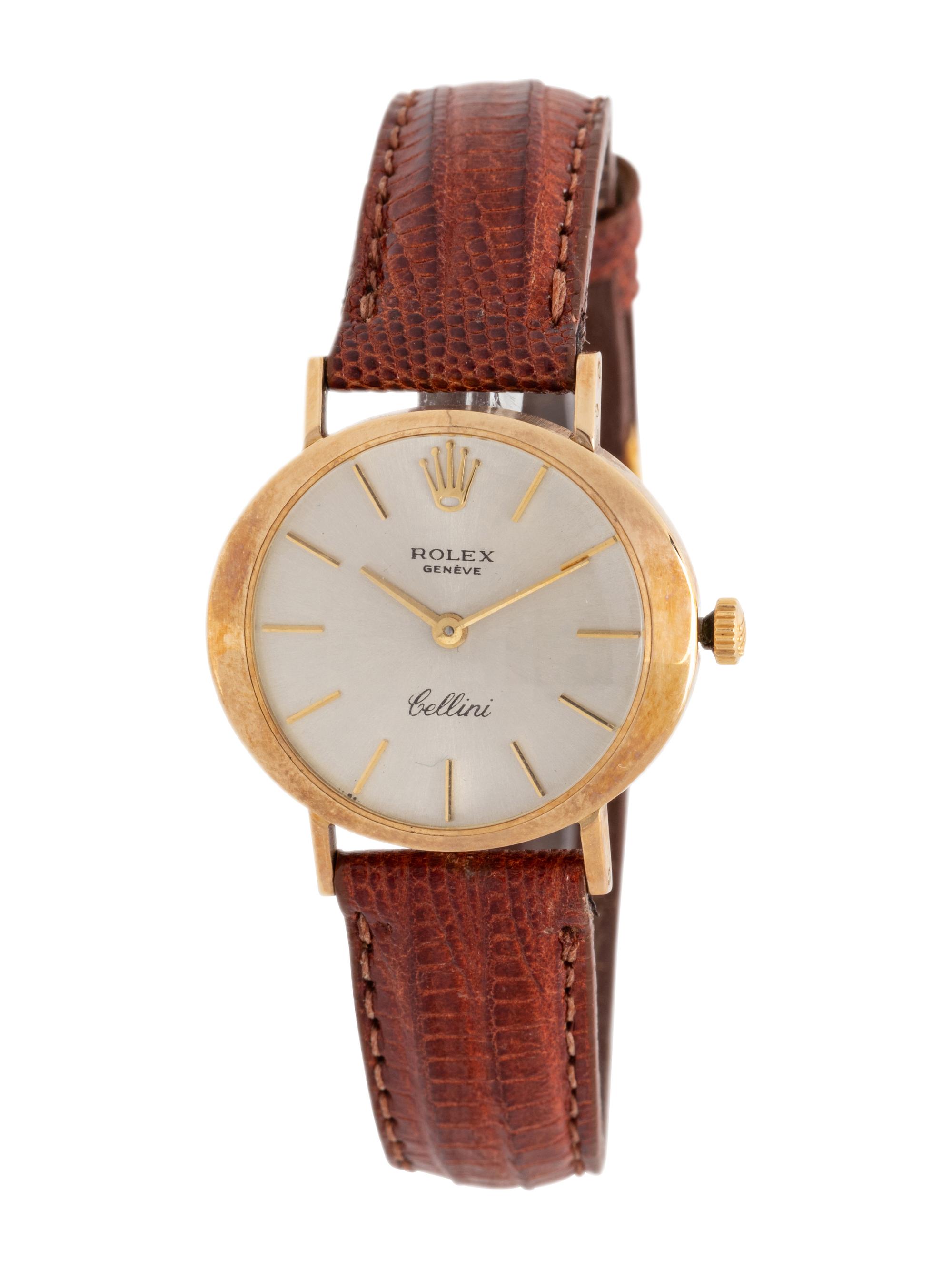 ROLEX, REF. 3653 14K YELLOW GOLD 'CELLINI' WRISTWATCH