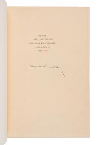 [LITERATURE]. A group of 6 SIGNED limited editions, comprising: