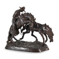After Frederic Remington, 20th Century — Bronco Buster