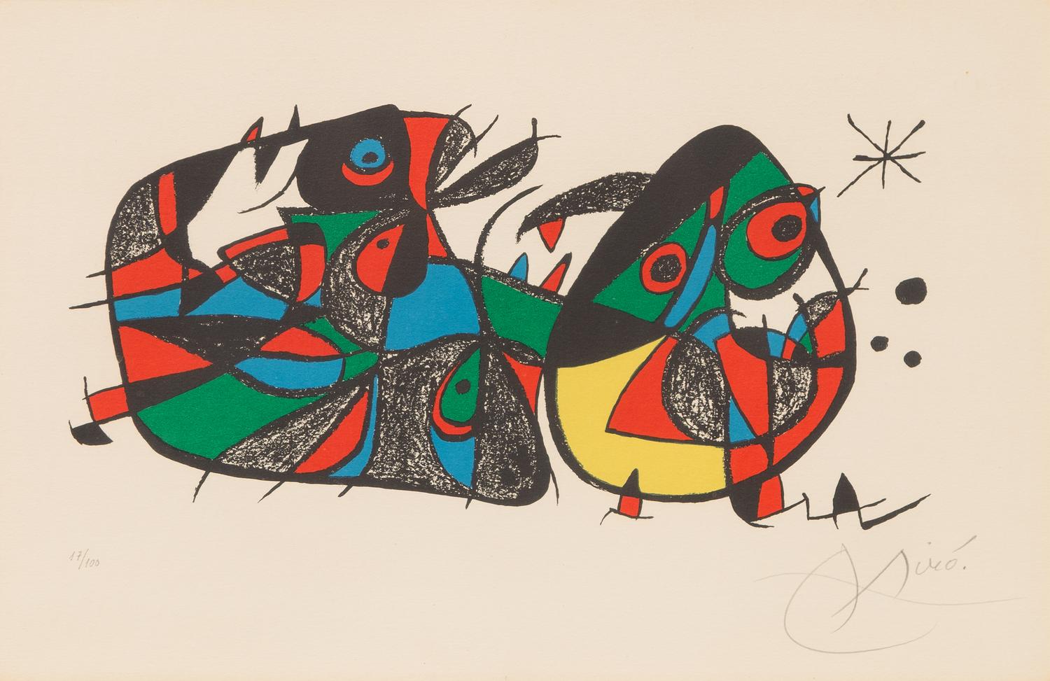 Joan Miro, (Spanish, 1893-1983), Untitled (Miro Sculpteur-Italy) 1974