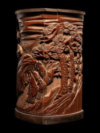 Four Chinese Brushpots, Bitong
