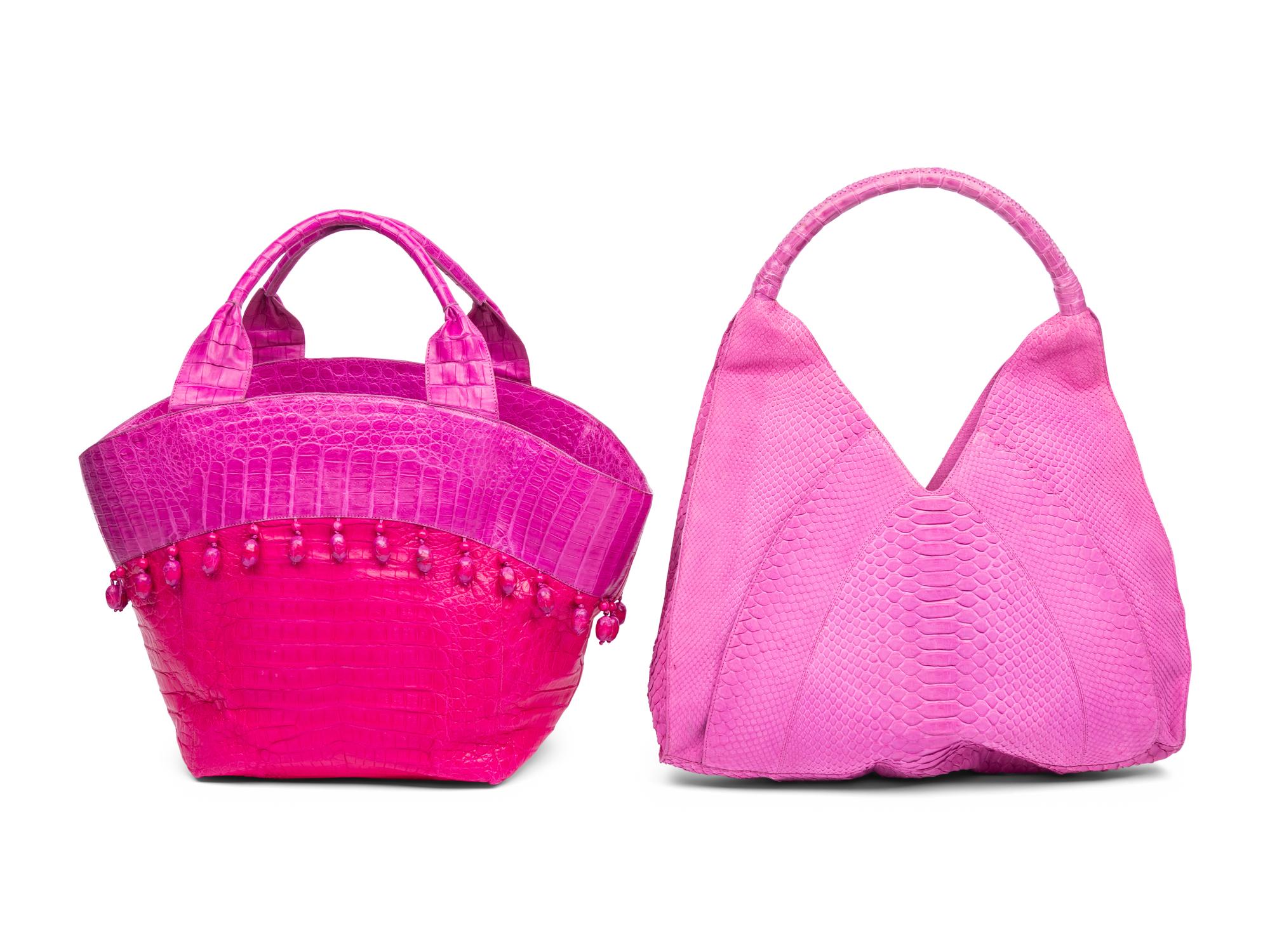 Nancy Gonzalez, Two Pink Bags