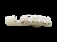 A Chinese Carved Jade Belt Hook