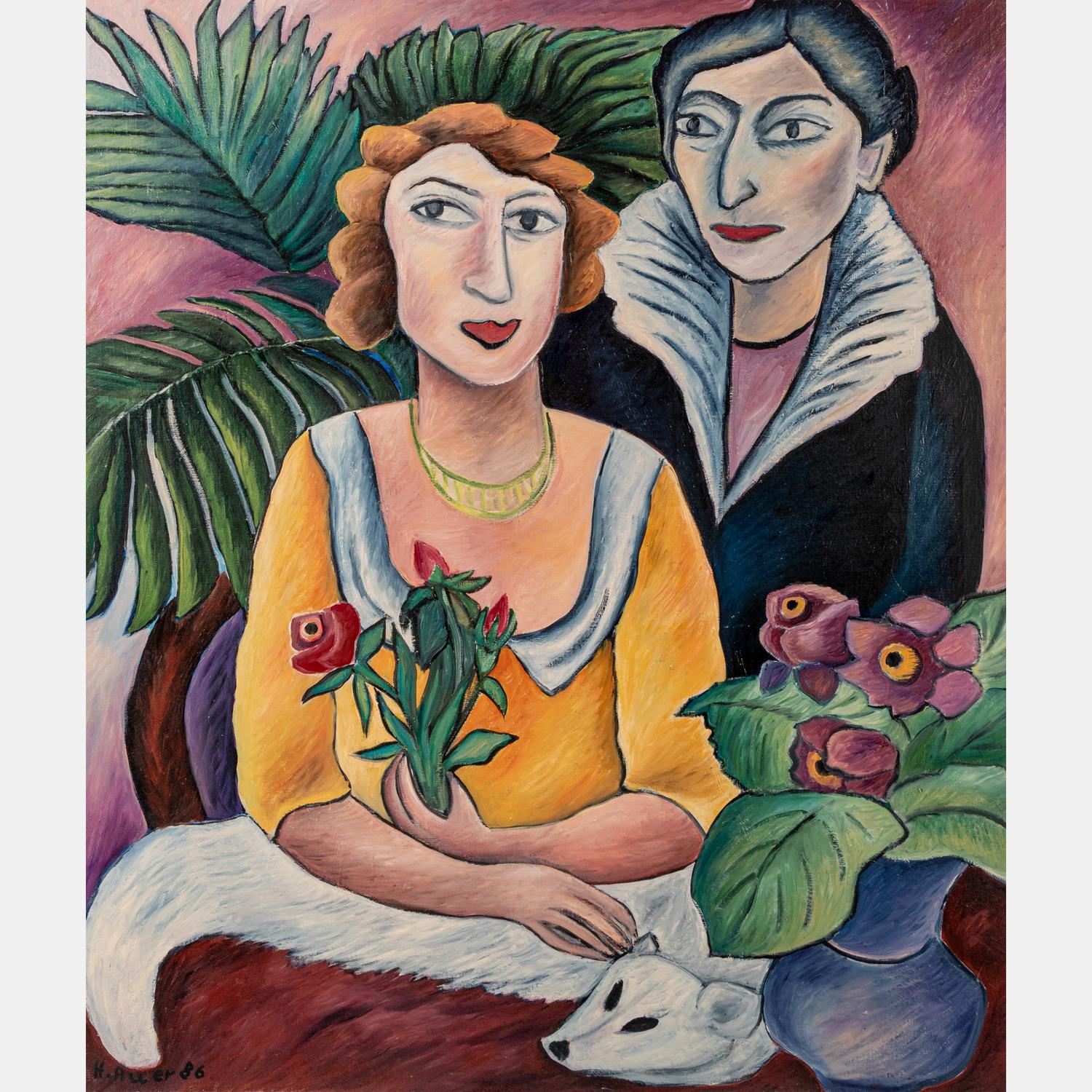 Two Woman and a Fox