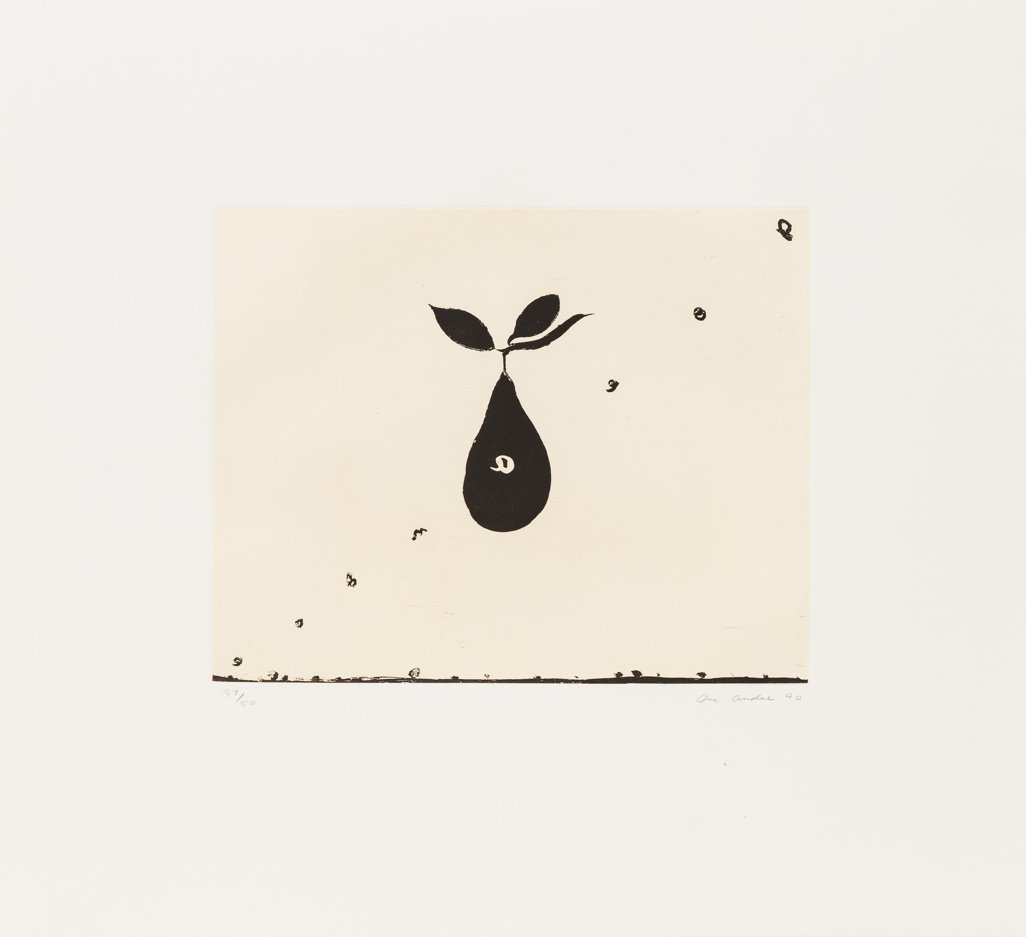 Joe Andoe, (American, b. 1955), Untitled (Pear), 1990