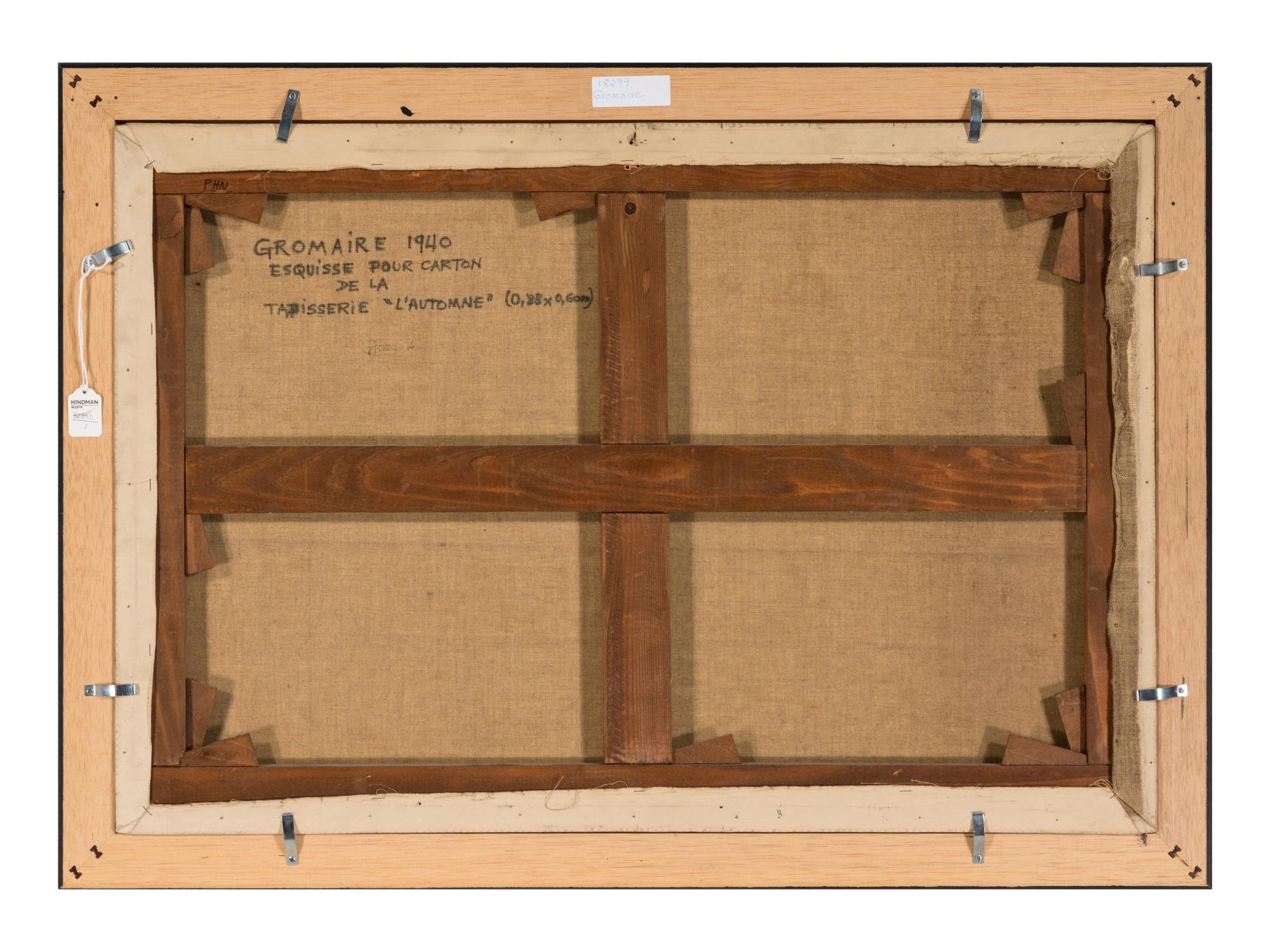 Equisse pour carton de la tapisserie "l'Automne , " 1940