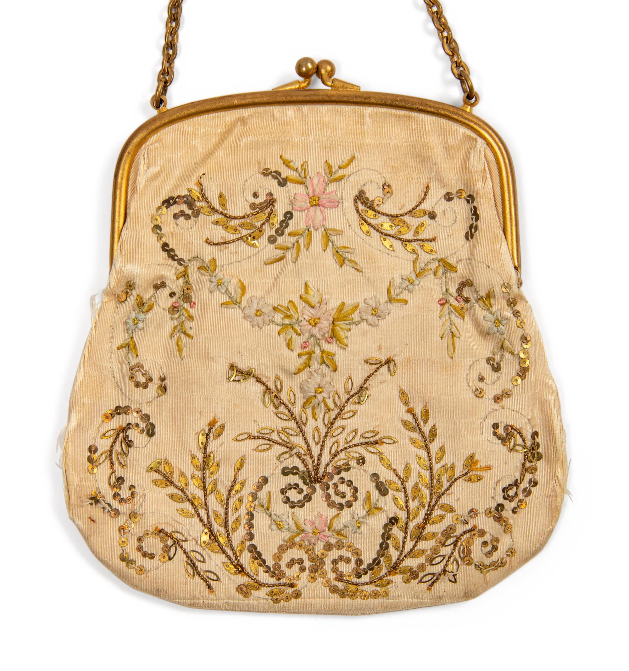 Collection of Sixteen Beaded and Embroidered Fabric and Leather Bags, 1850-1905