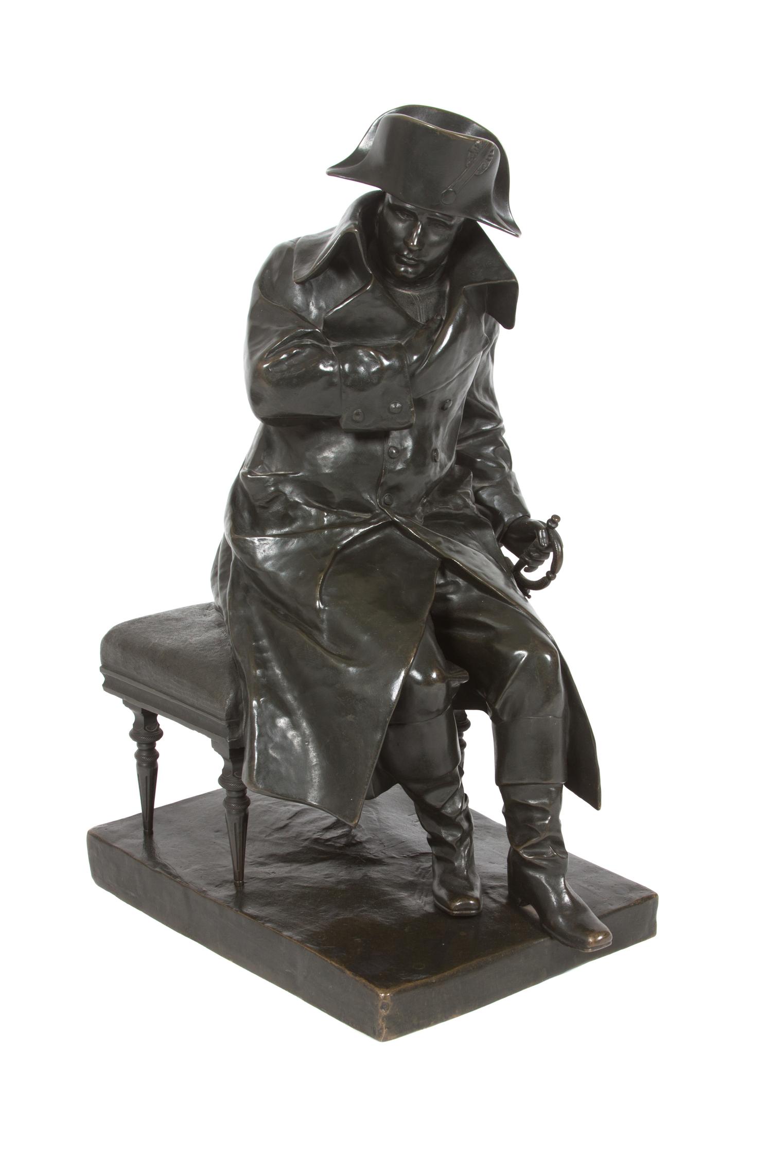 An Italian Bronze Figure of Napoleon Height 21 inches. — EZIO CECCARELLI (1865-1927)