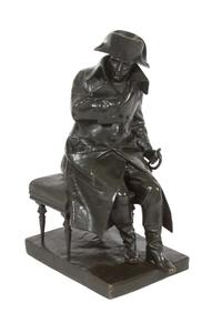 An Italian Bronze Figure of Napoleon Height 21 inches. — EZIO CECCARELLI (1865-1927)