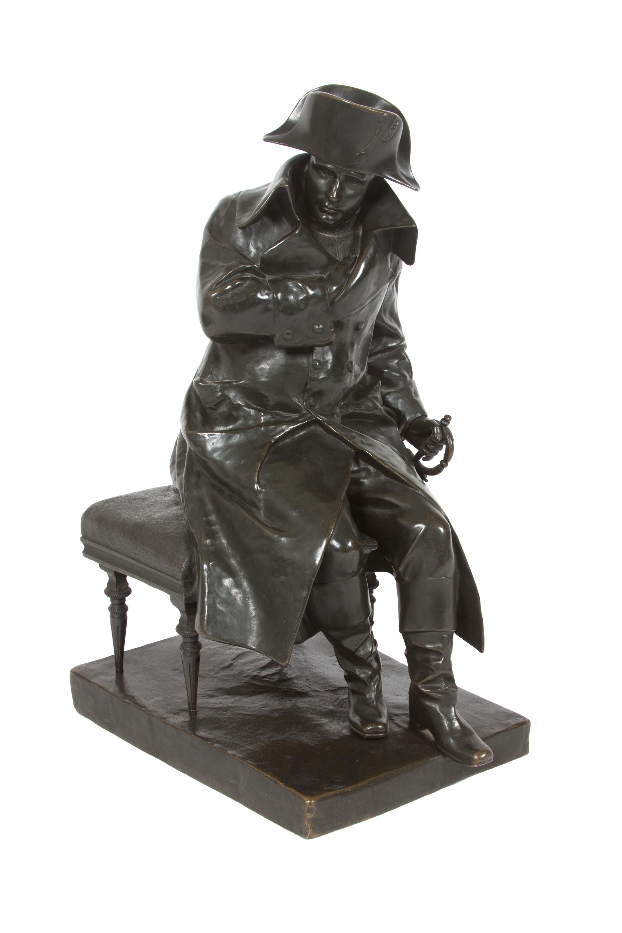 An Italian Bronze Figure of Napoleon Height 21 inches. — EZIO CECCARELLI (1865-1927)