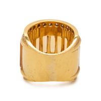 CITRINE AND DIAMOND RING