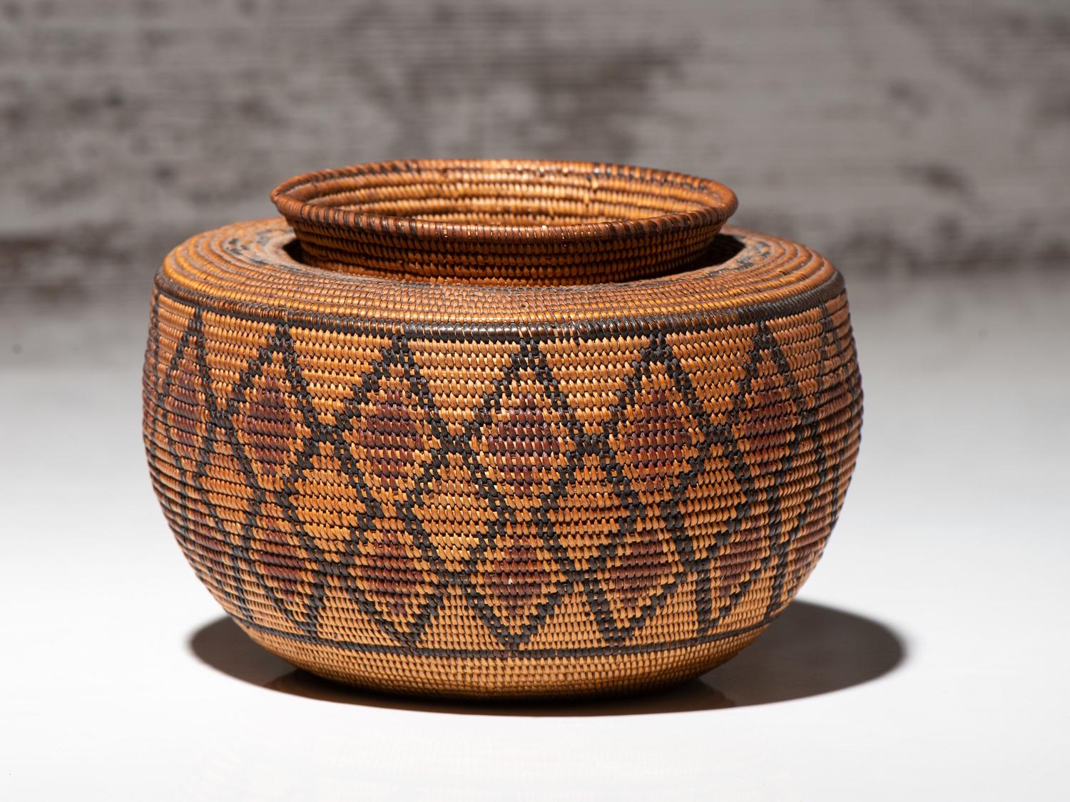 Tulare Polychrome Basket