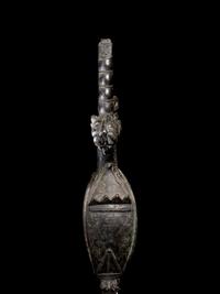 A Roman Bronze Tripod Leg