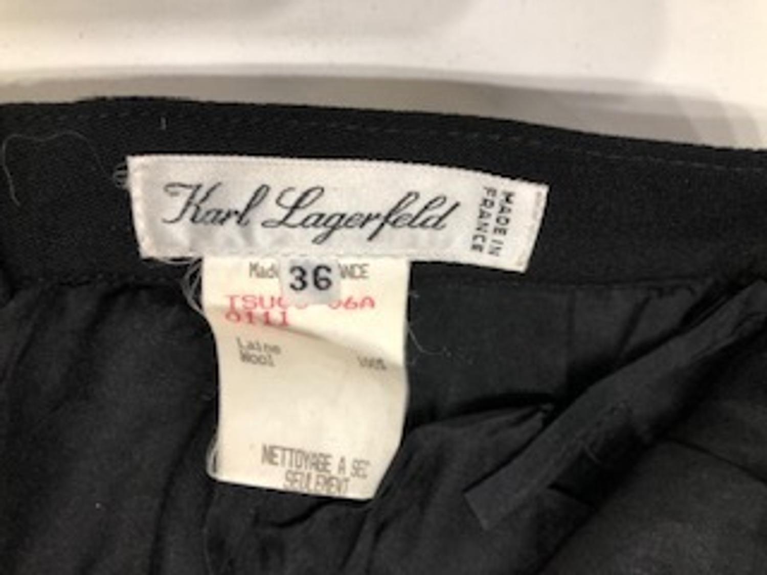 Karl Lagerfeld Skirt Suit, 1990s