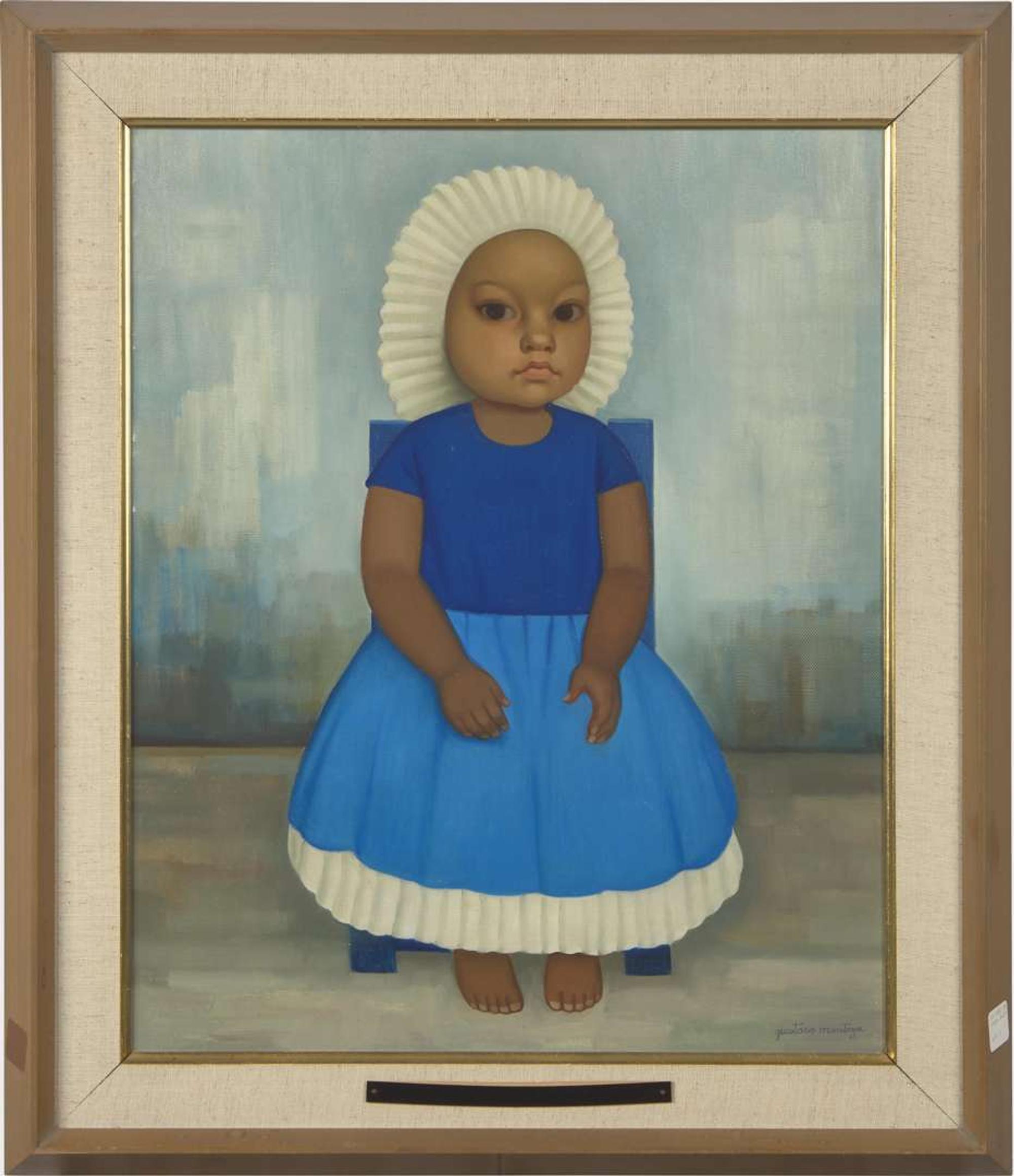 Niña en Azul