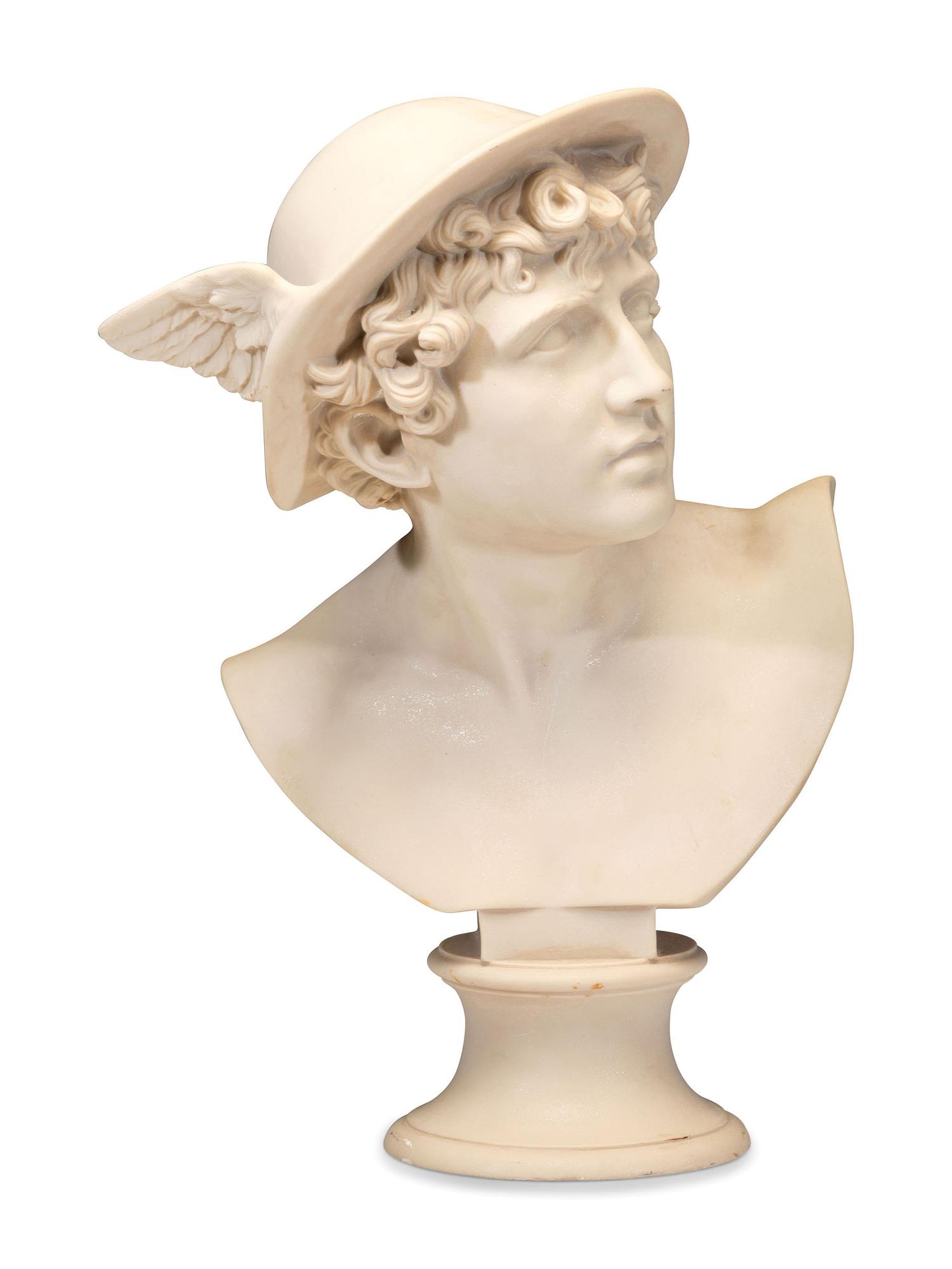 A Wedgwood Style Bust of Mercury