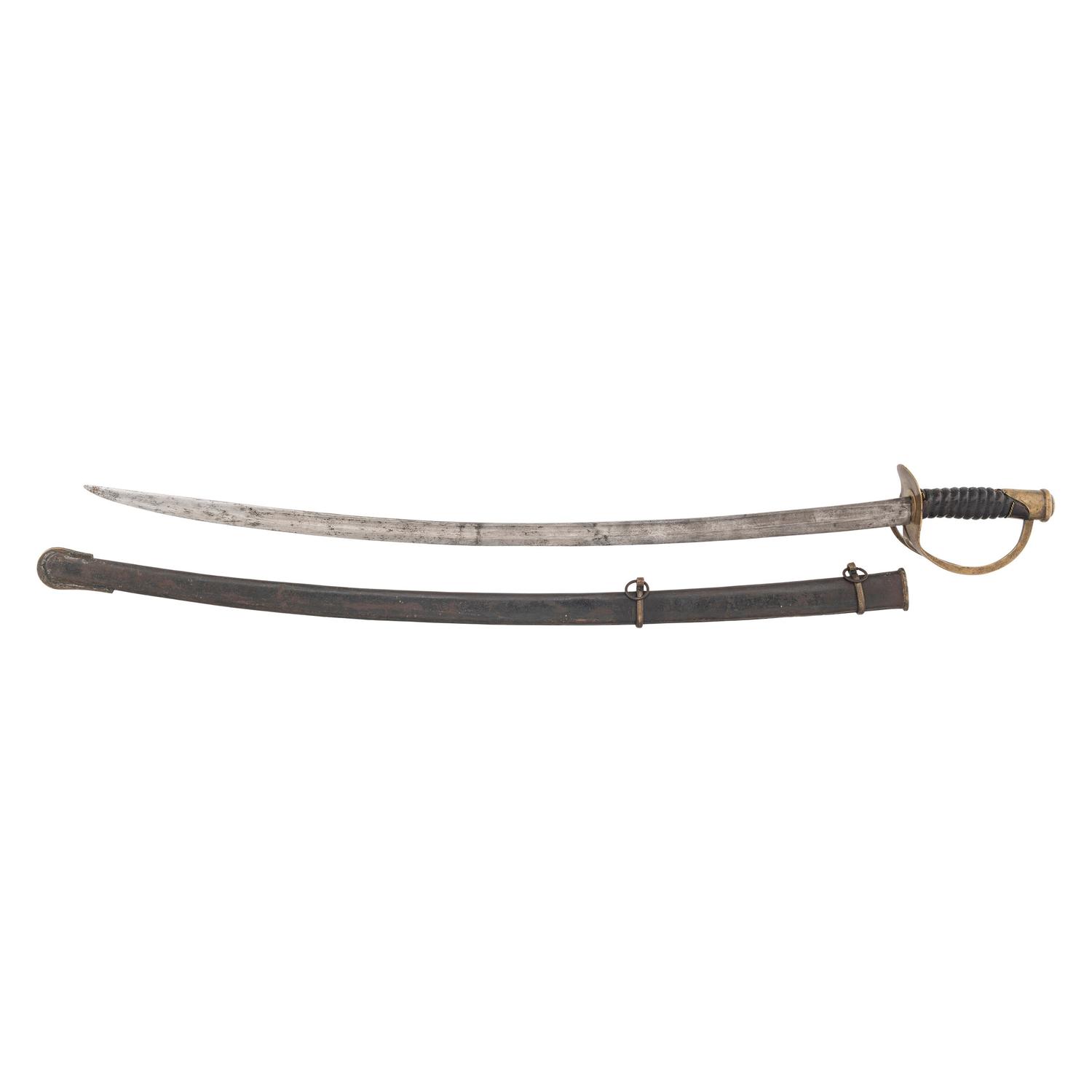 Unmarked Confederate Enlisted Cavalry Saber by Memphis Novelty Works