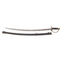 Unmarked Confederate Enlisted Cavalry Saber by Memphis Novelty Works