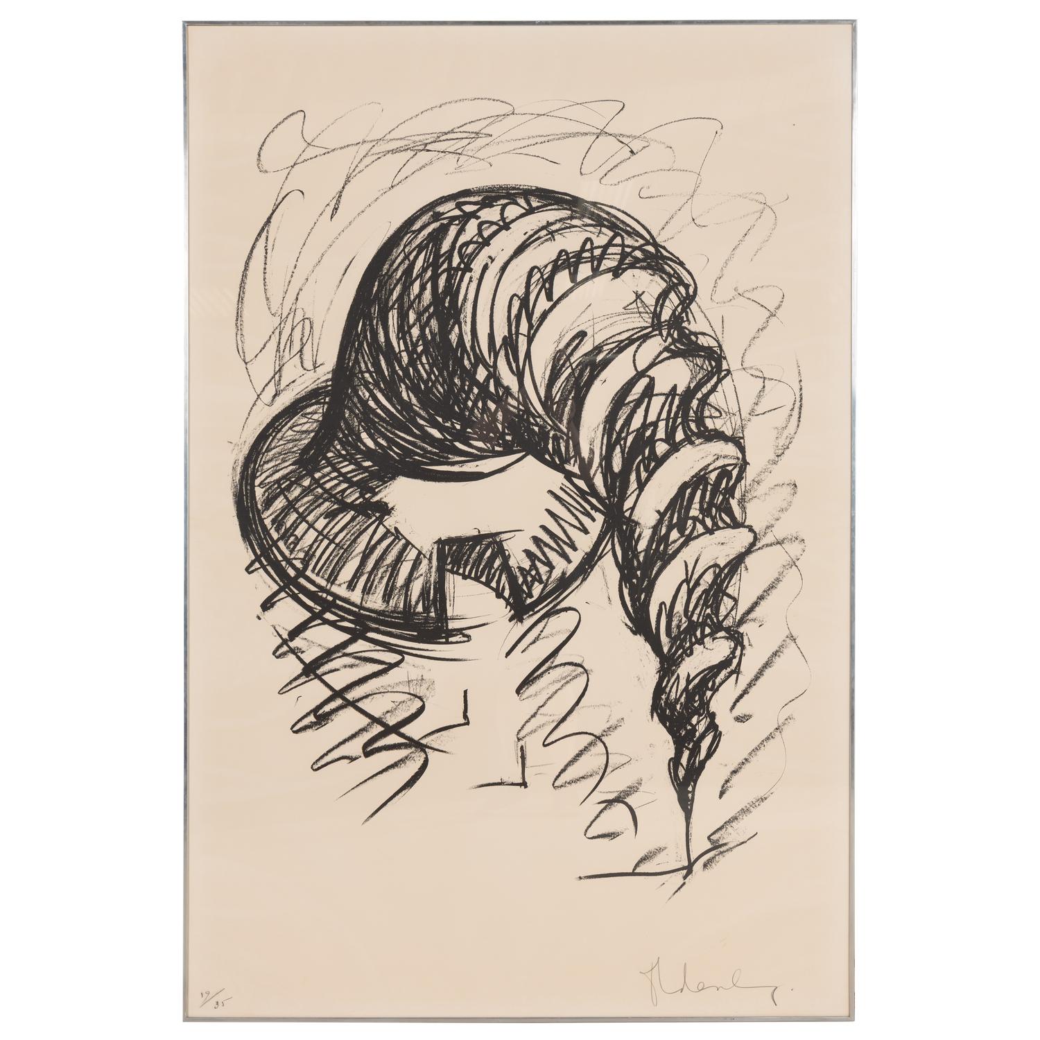 Claes Oldenburg (American, 1929-2022) — Arched Soft Screw as Building , 1976