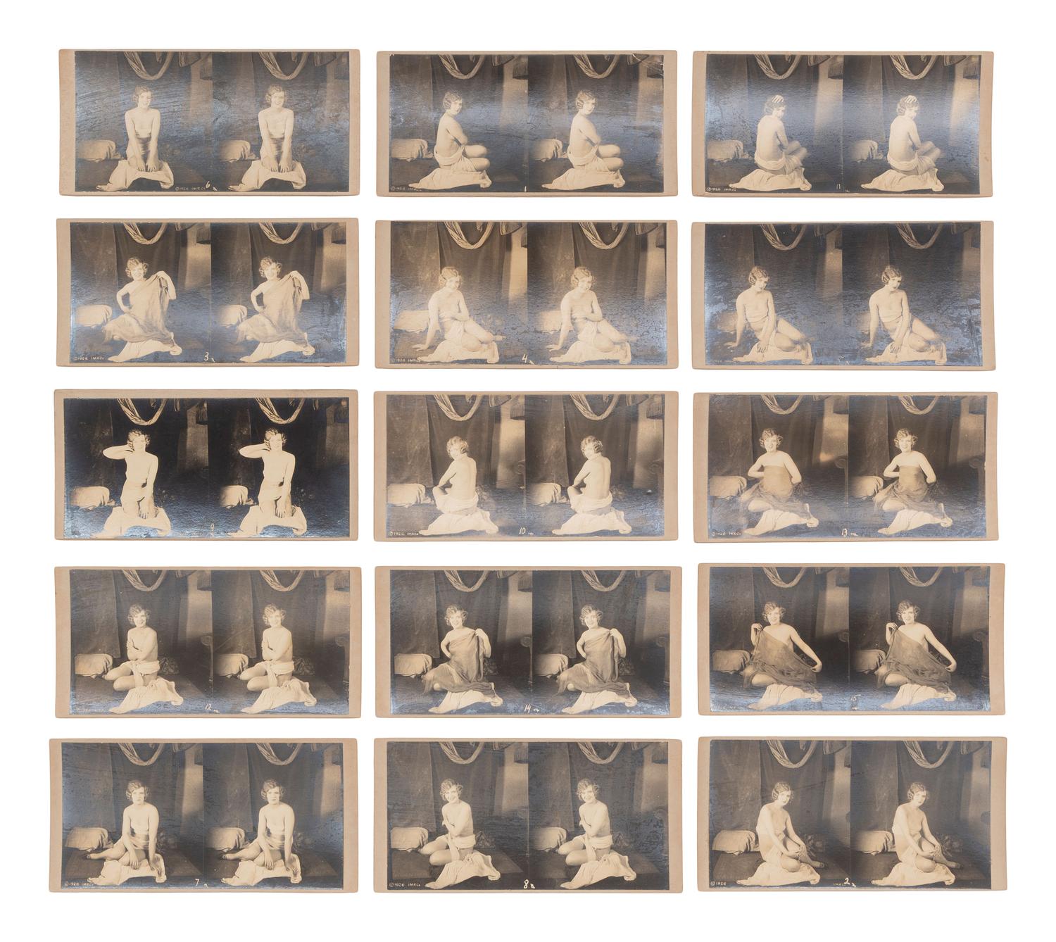 [EARLY PHOTOGRAPHY]. An assortment of nude imagery incl. CDVs, stereoviews, postcards, and more.