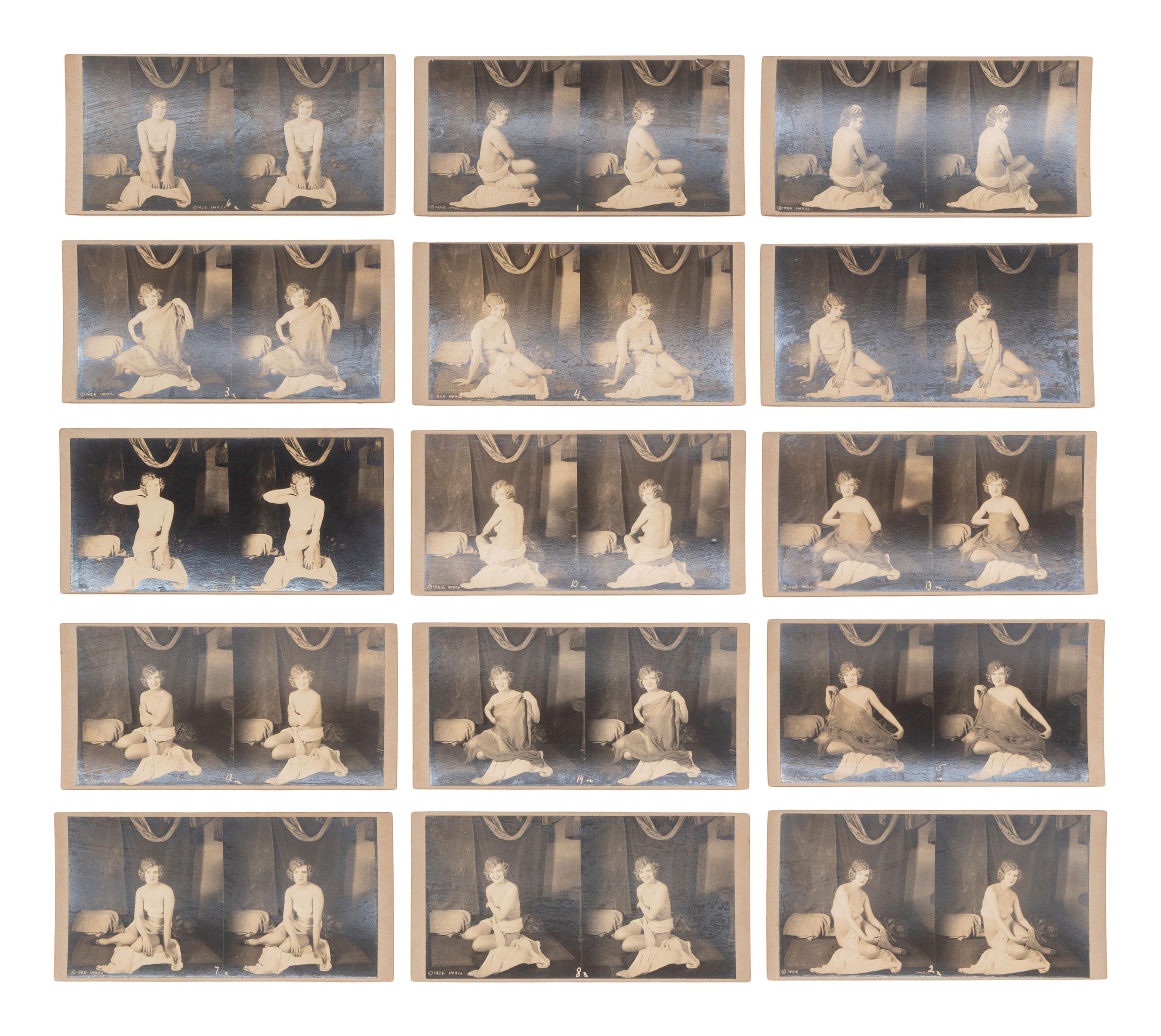 [EARLY PHOTOGRAPHY]. An assortment of nude imagery incl. CDVs, stereoviews, postcards, and more.