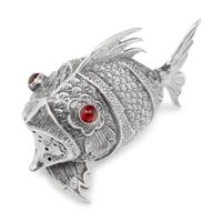 Five Silver Articulated Fish