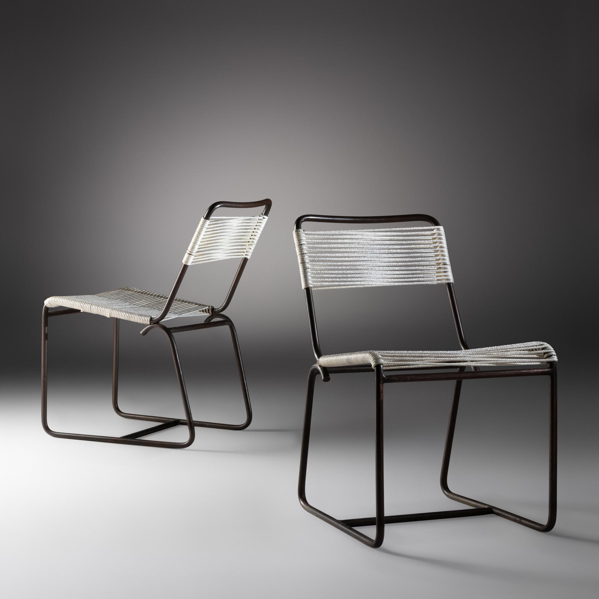Pair of Chairs, c. 1980 Brown Jordan, USA