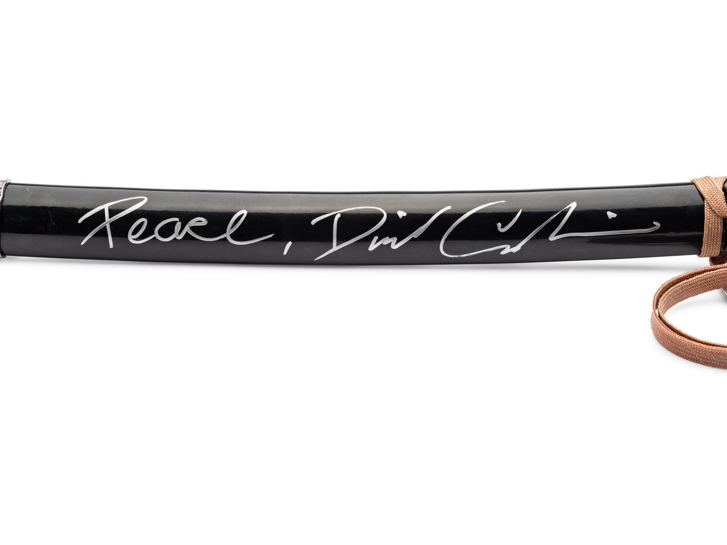 (Film Memorabilia) Prop Sword from Kill Bill . Miramax, 2003.