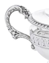 A George III/IV Silver Four-Piece Tea Service