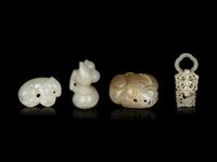 Four Chinese Jade Carvings