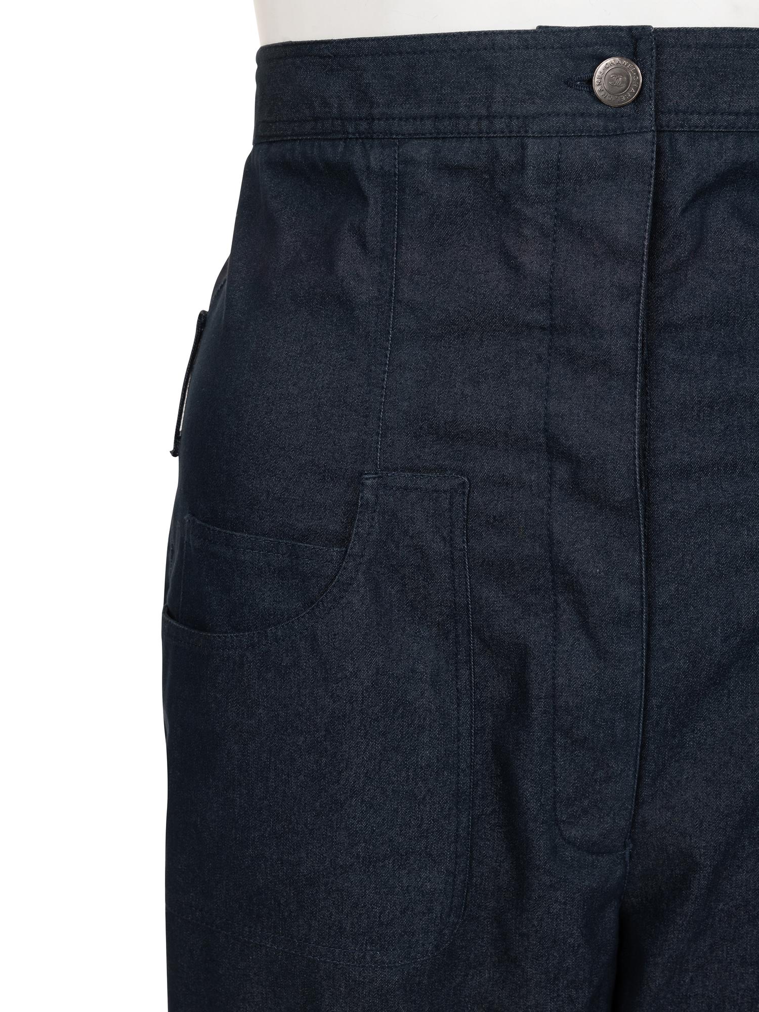 Five Pairs of Designer Pants: One Yves Saint Laurent, One Christian Dior, Two Chanel, and One Dolce & Gabbana, 1980-2000s