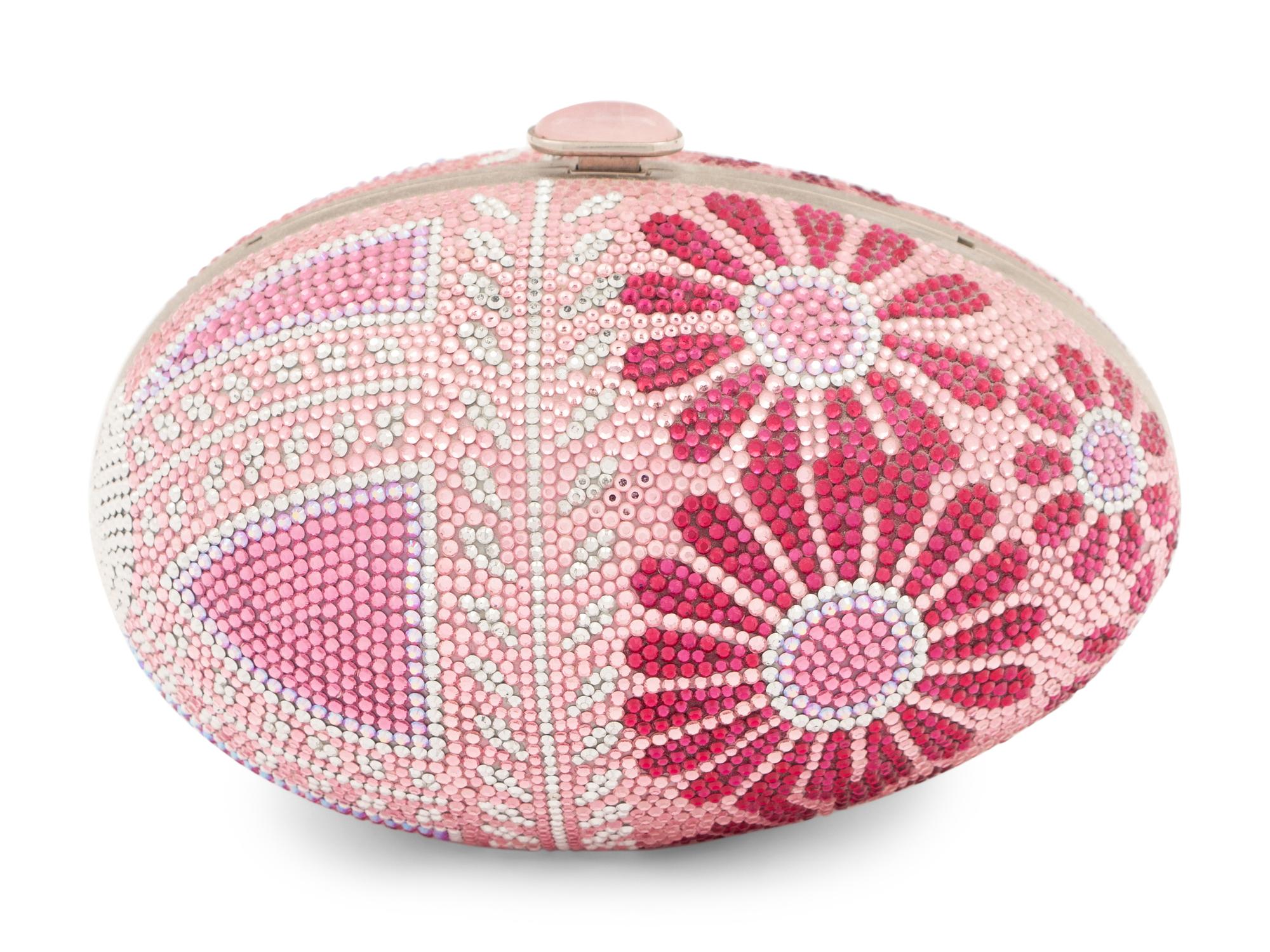 Judith Leiber Pink Egg Minaudière