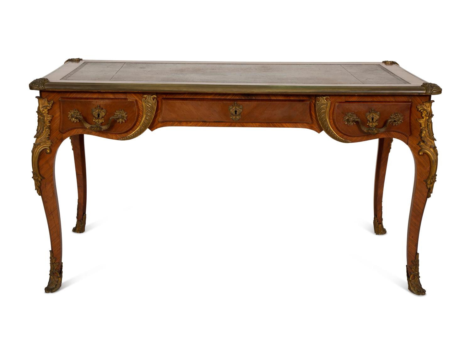 A Louis XV Style Bureau Plat