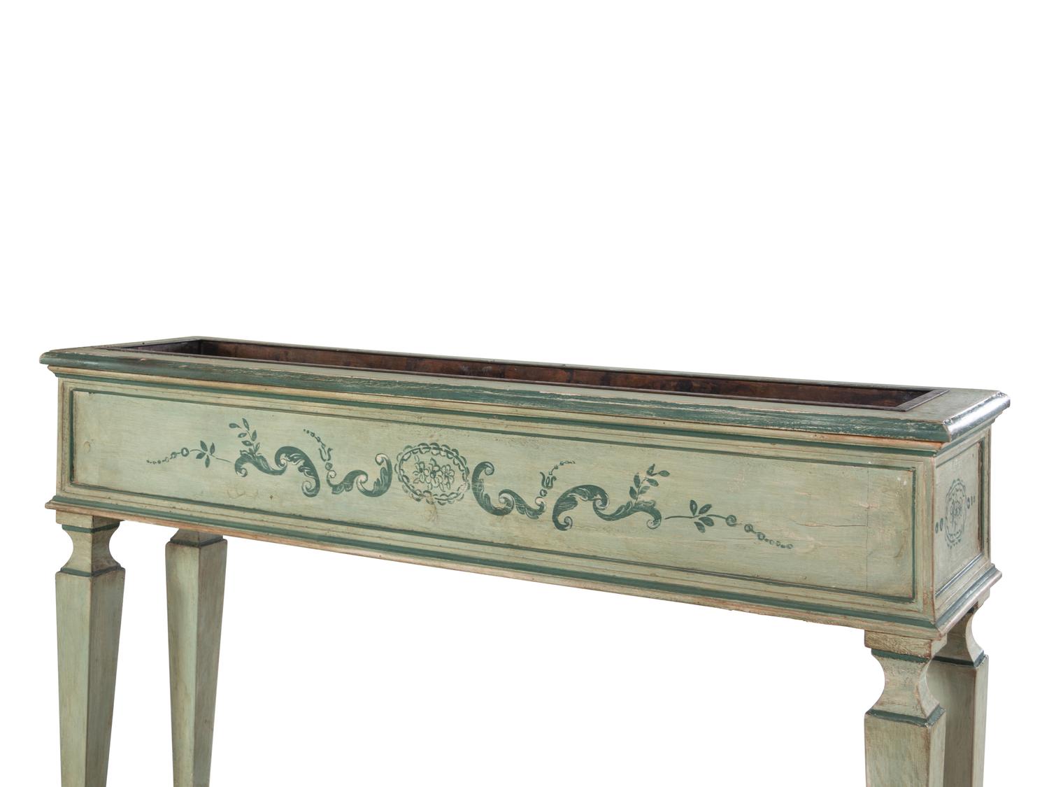 An Italian Painted Jardinière