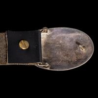 Navajo Sterling Silver Storyteller Concha Belt