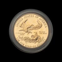 A 1986-W Gold Eagle $50 1 Oz. Gold Proof