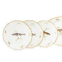 A Richard Ginori Porcelain Fish Service