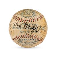 A 1929 Chicago White Sox Team Signed Autograph Baseball (Beckett Authentication Services)