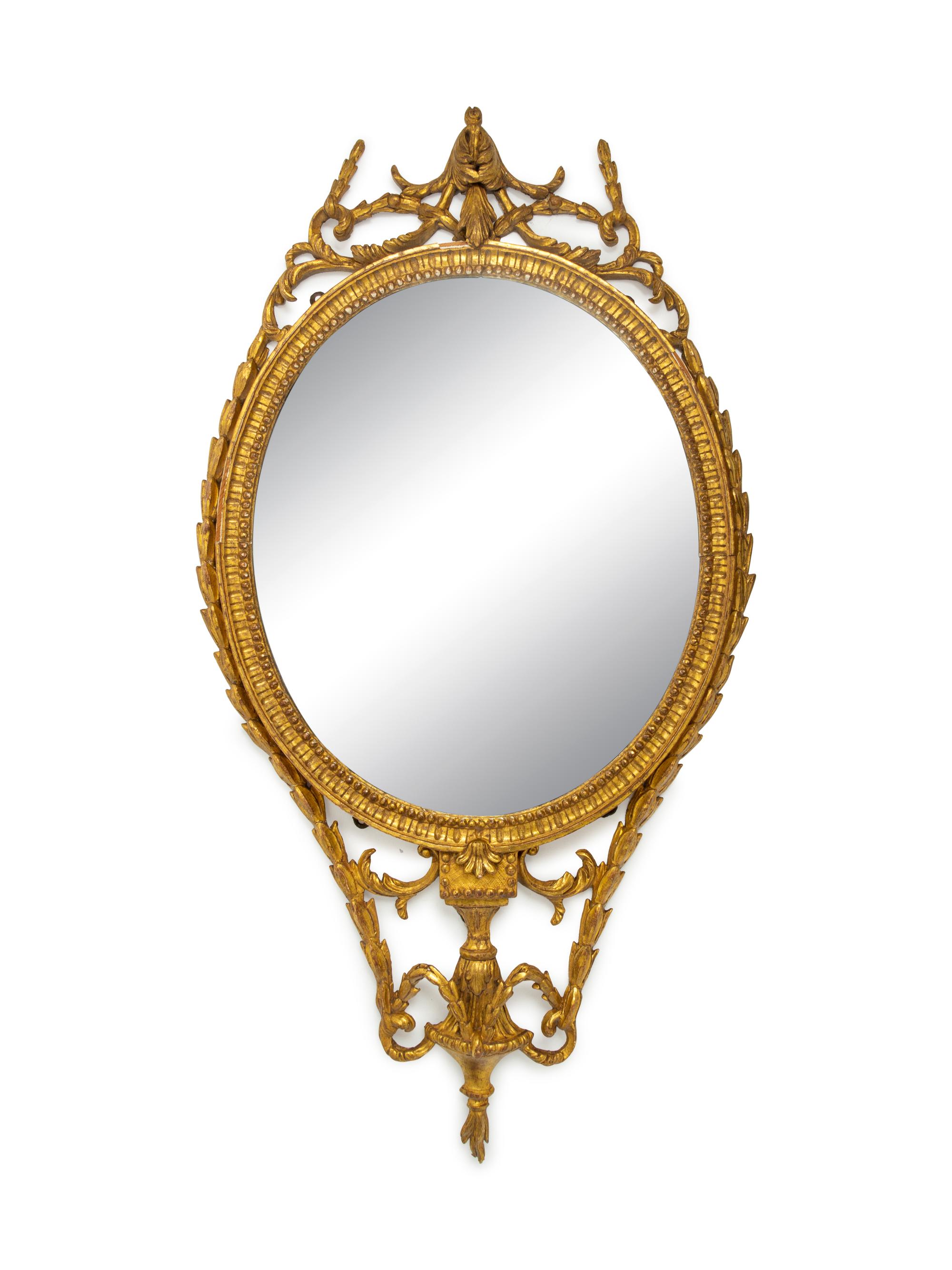 A George III Style Giltwood Mirror