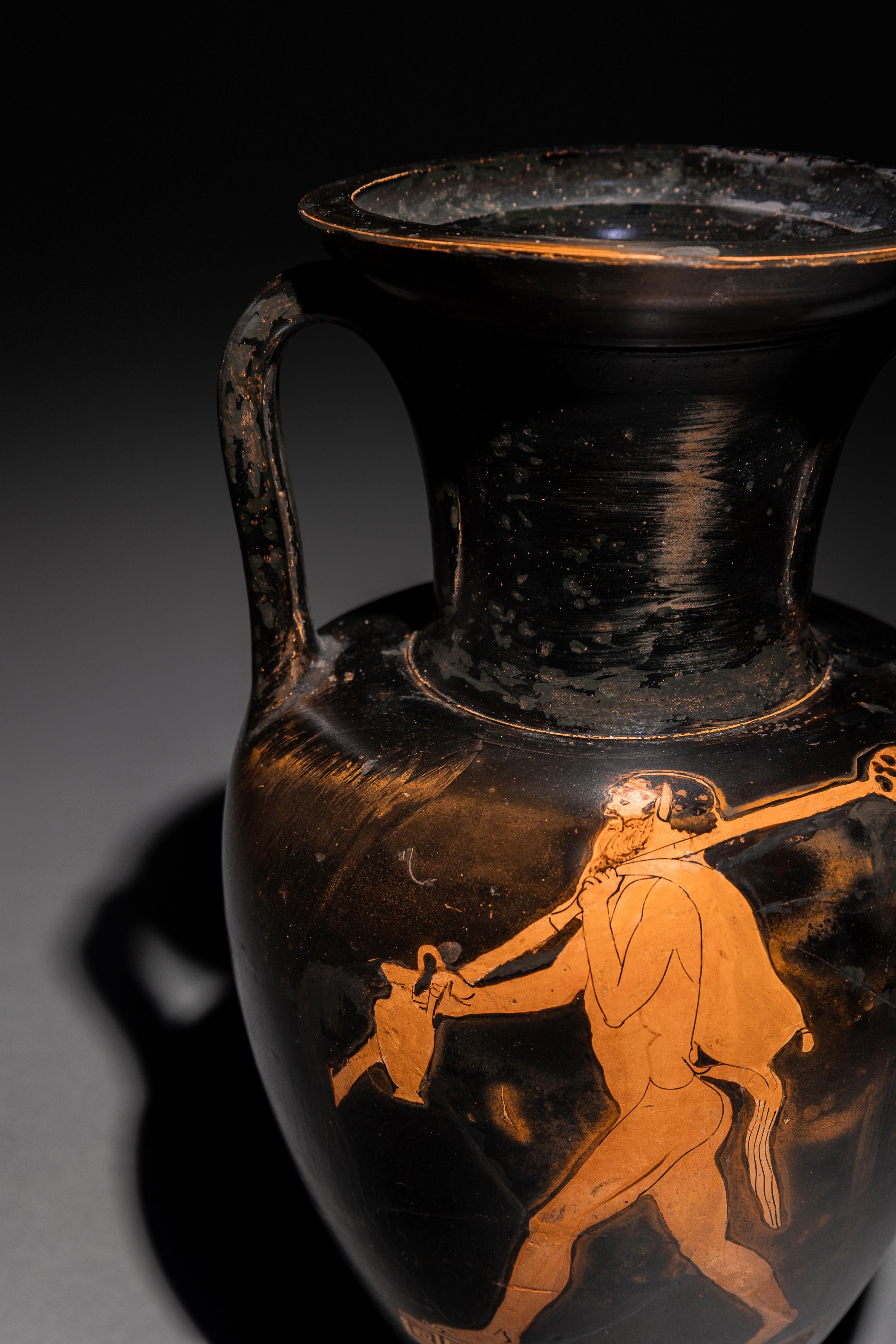 An Attic Red-Figured Nolan Amphora